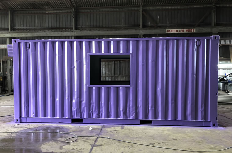 Converted Container For Street Cafe