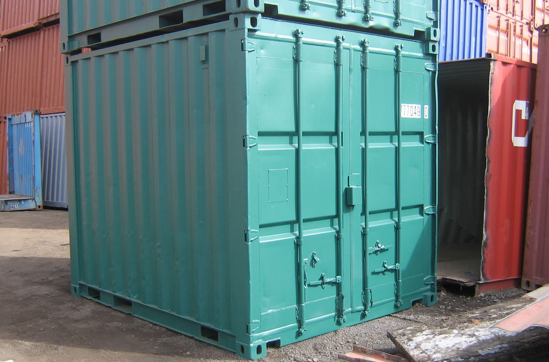 Green 10ft Shipping Container